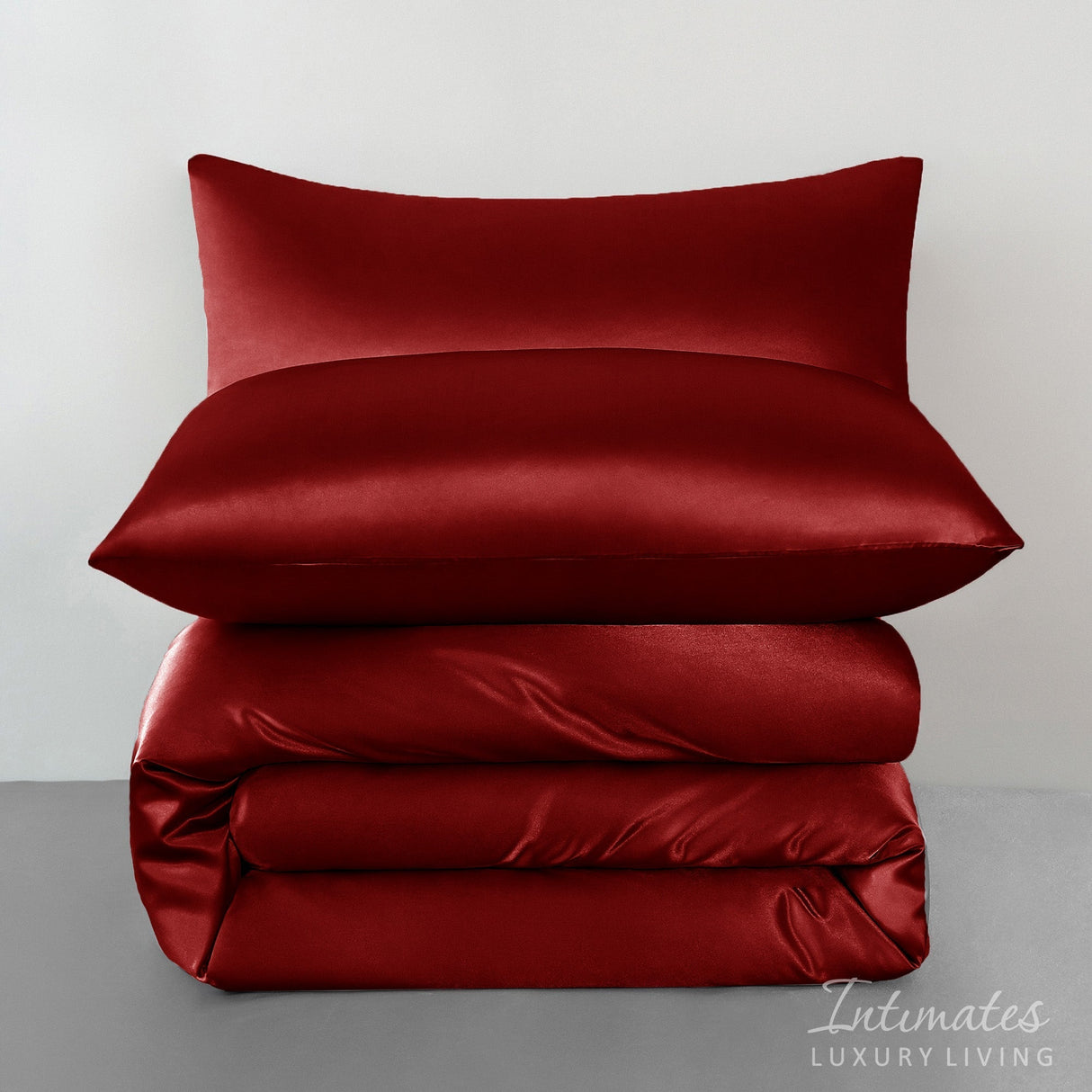 Intimates Satin Complete Bedding Set Duvet Cover & Pillowcase Set