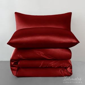 Intimates Satin Complete Bedding Set Duvet Cover & Pillowcase Set