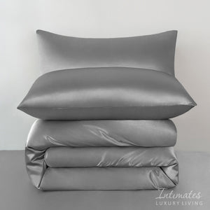 Intimates Satin Complete Bedding Set Duvet Cover & Pillowcase Set