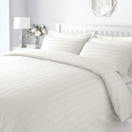 Sweet Dreams Hotel Collection Thick Stripe 100% Cotton 300 Thread Count Duvet Cover