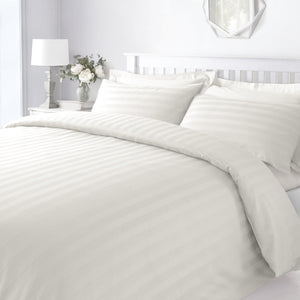 Sweet Dreams Hotel Collection Thick Stripe 100% Cotton 300 Thread Count Duvet Cover