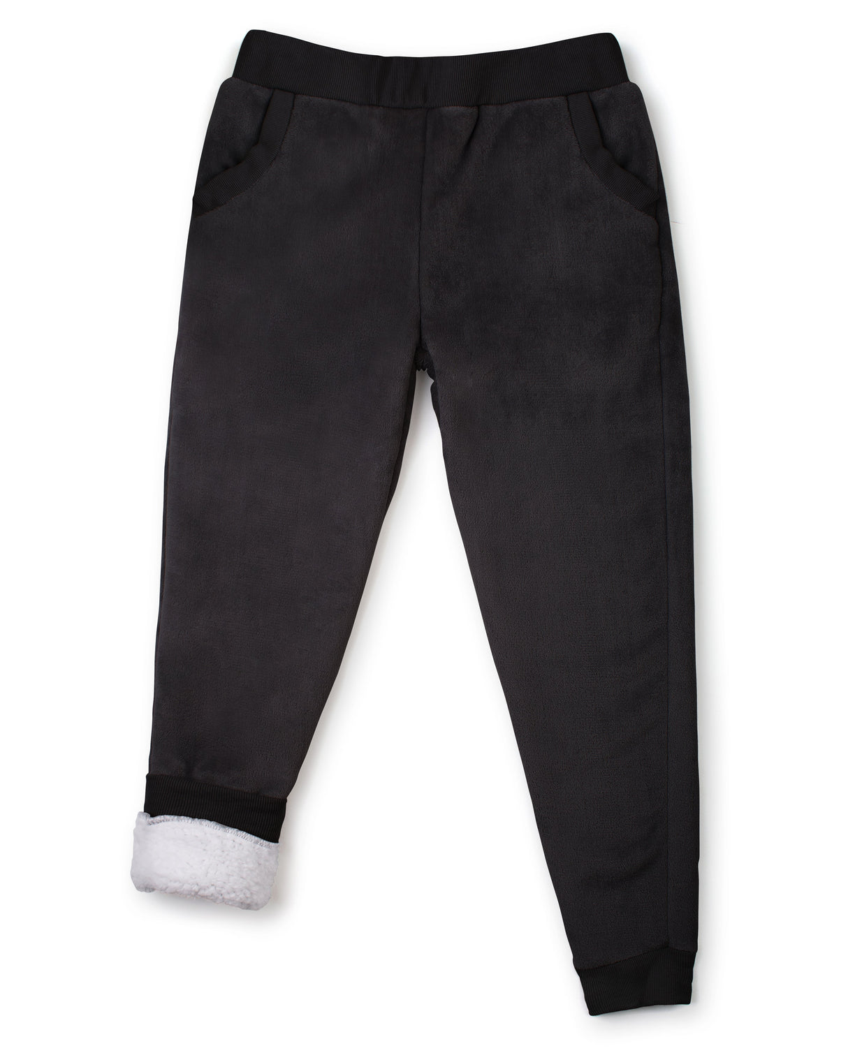 Velosso Flannel Sherpa Lined Jogger Bottoms