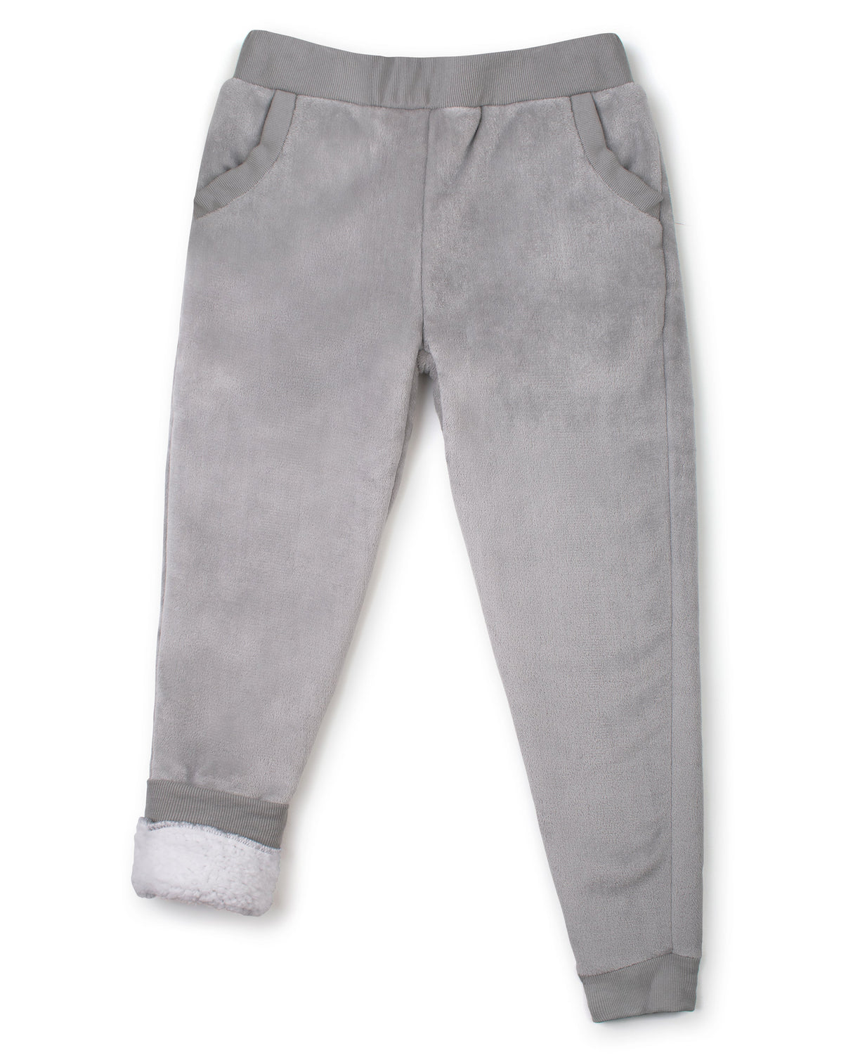 Velosso Flannel Sherpa Lined Jogger Bottoms