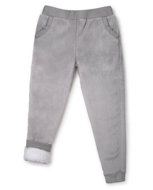 Velosso Flannel Sherpa Lined Jogger Bottoms