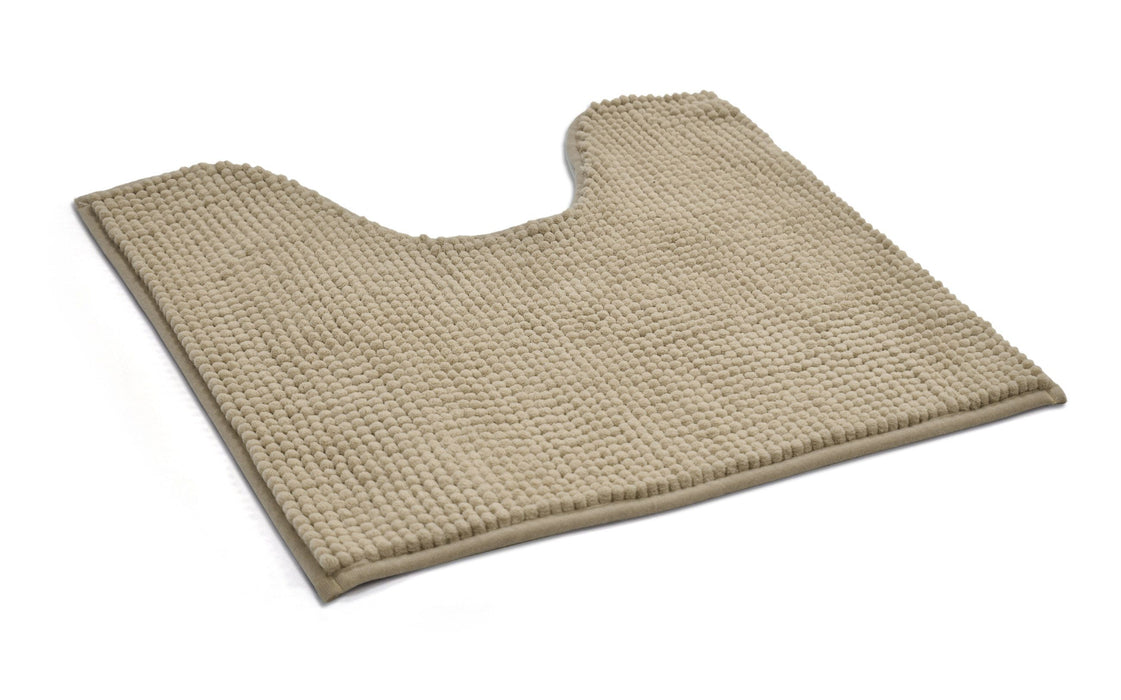 Luxury Non-Slip Soft Natural Pedestal Mat Shaggy Noodle Super Absorbent Microfiber Bathroom Mat