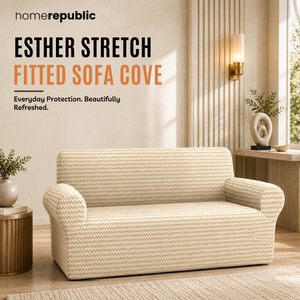 Home Republic Esther Stretch Fitted Sofa Cover