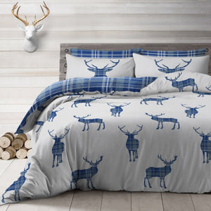 Velosso Stag Reversible Duvet Cover & Pillowcase Set