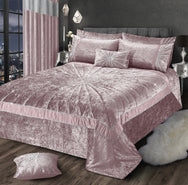 Intimates Starburst Crushed Velvet Diamante Bedspread