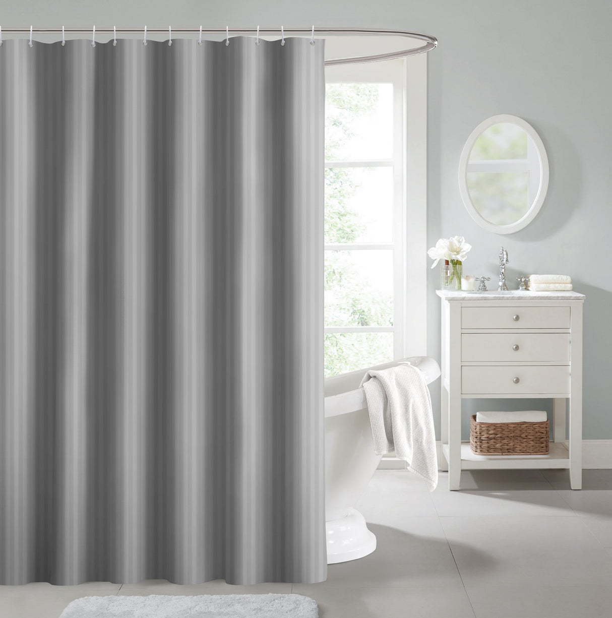 Velosso Stripe Shower Curtains
