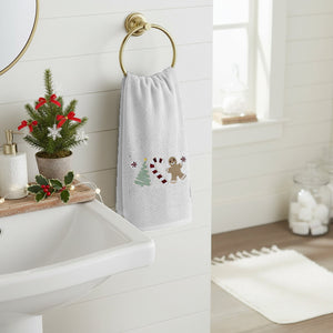 Velosso Sweet Shop 2 Pack Christmas Cotton Hand Towels