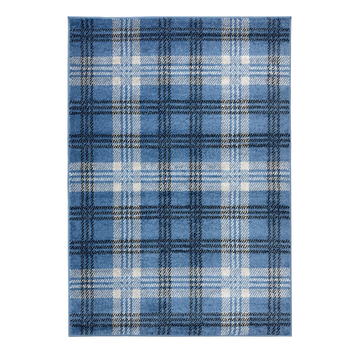 Home Republic Tartan Check Runner Low Pile