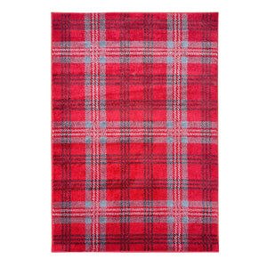 Home Republic Tartan Check Runner Low Pile