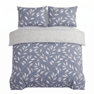 Velosso Trailing Leaves Duvet Cover and Pillowcase Set