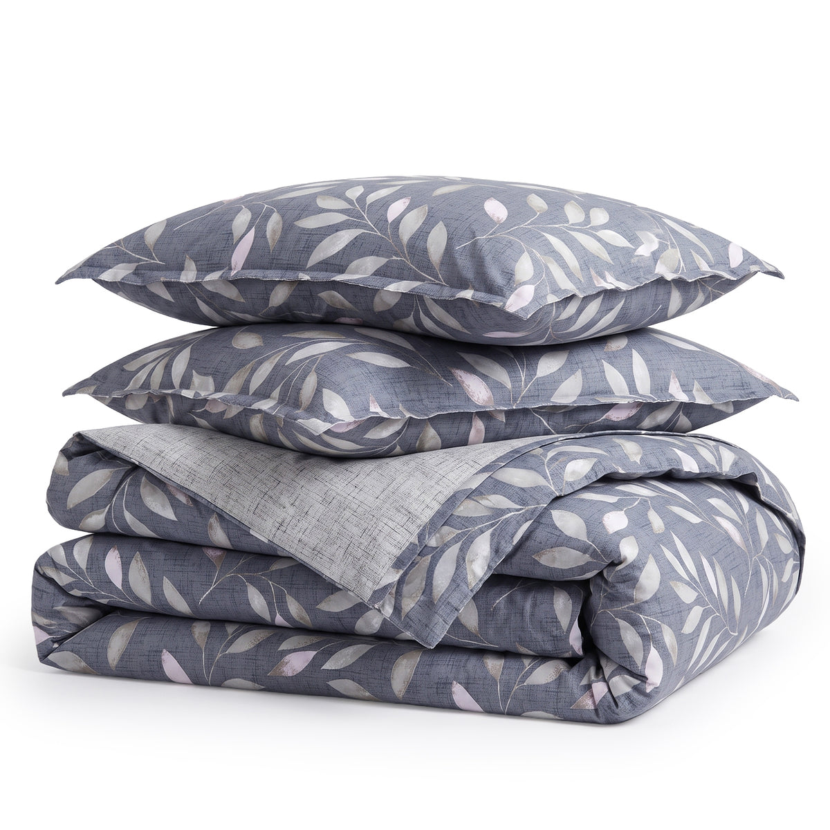 Velosso Trailing Leaves Duvet Cover and Pillowcase Set