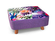 Velosso Tropical Square Footstool