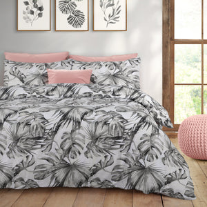 Velosso Tropical Leaf Duvet Cover & Pillowcase Set