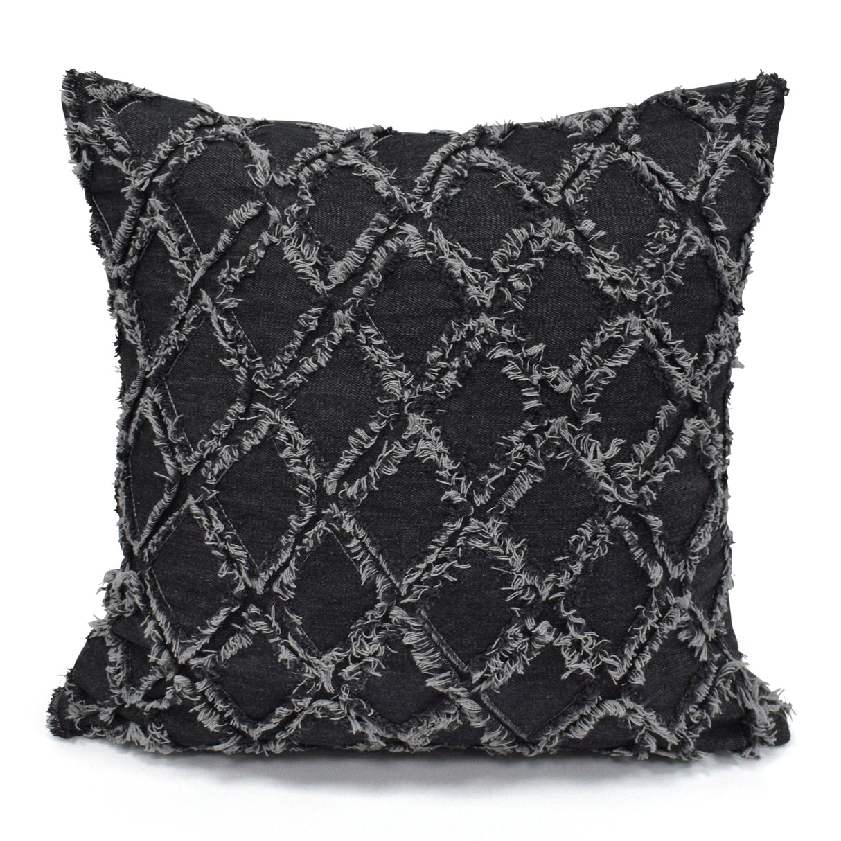 Velosso Denim Tuft Cushion