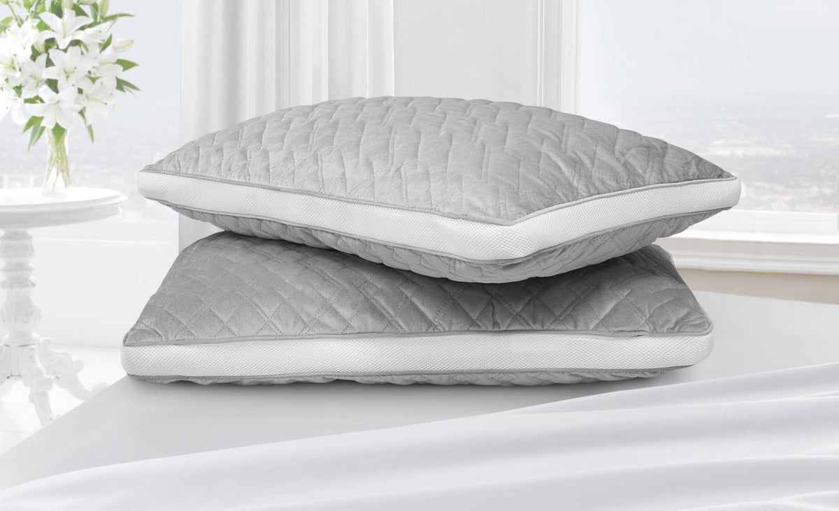Velosso Velvet Diamond Pillow Protector