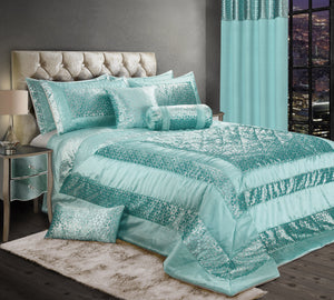Intimates Vera Faux Silk Foil Printed Bedspread