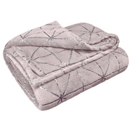 Velosso Foil Printed Super Soft Plush Blanket Throw