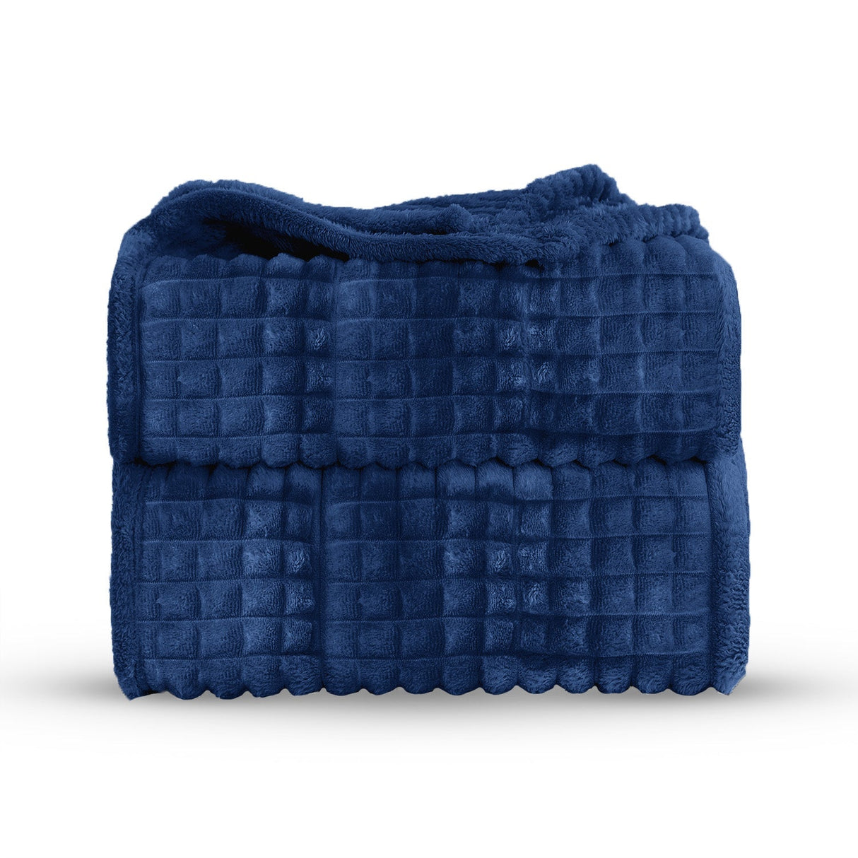 Velosso Chunky Waffle Plush Super Soft Blanket Throw