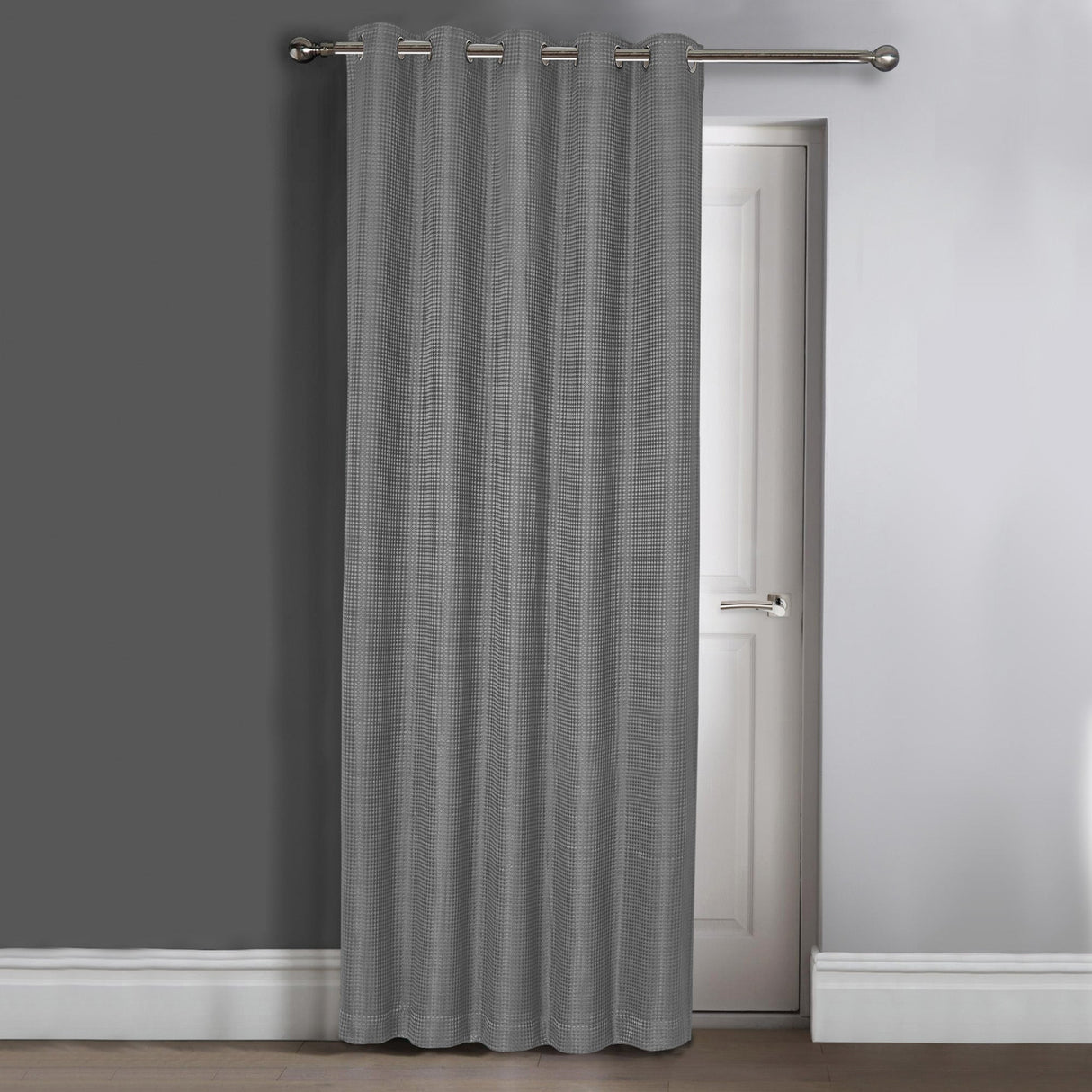 Velosso Waffle Ring Top Door Curtain