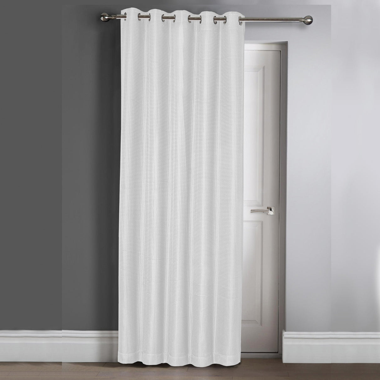 Velosso Waffle Ring Top Door Curtain