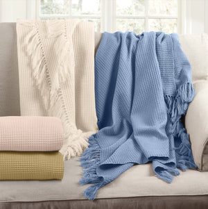 Velosso Waffle Throw 100% Cotton