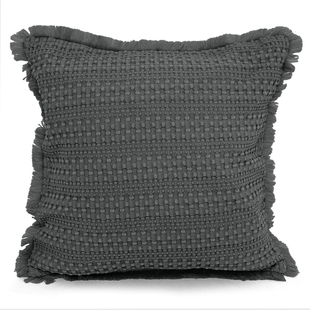 Velosso Waffle Fringed Cushion