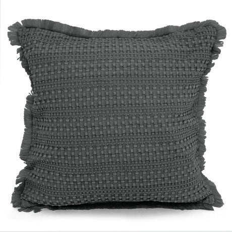 Velosso Waffle Fringed Cushion
