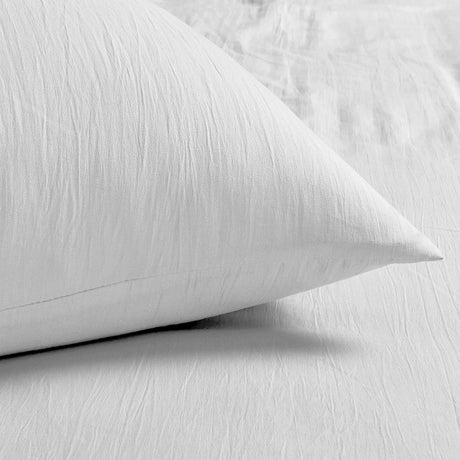 Velosso Washed Linen Look Duvet Cover & Pillowcase Set