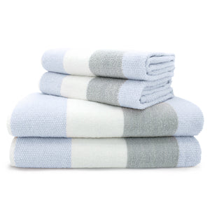 Velosso Weston Stripe Towels 100% Cotton