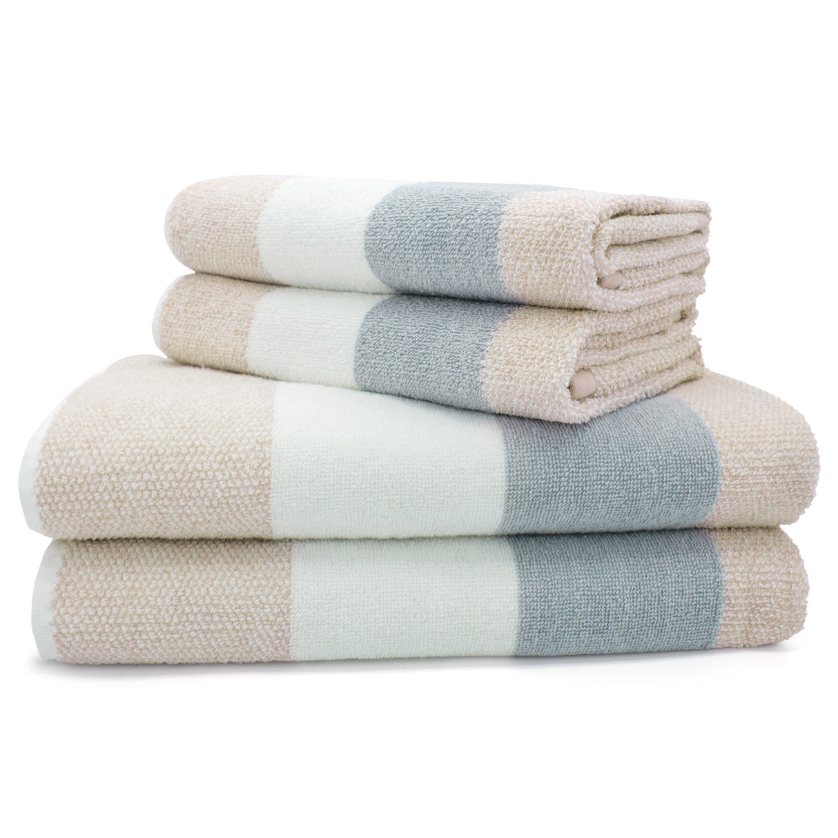 Velosso Weston Stripe Towels 100% Cotton