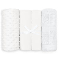 My Little World Moses Basket 2 Sheets and 2 Blankets 4pc Starter Set