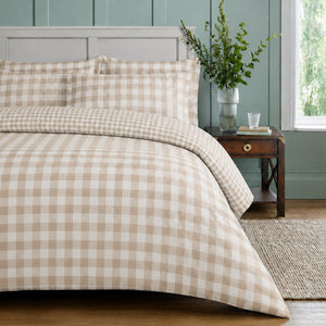 Sweet Dreams Wyndham Gingham Check Duvet Cover and Pillowcase Set