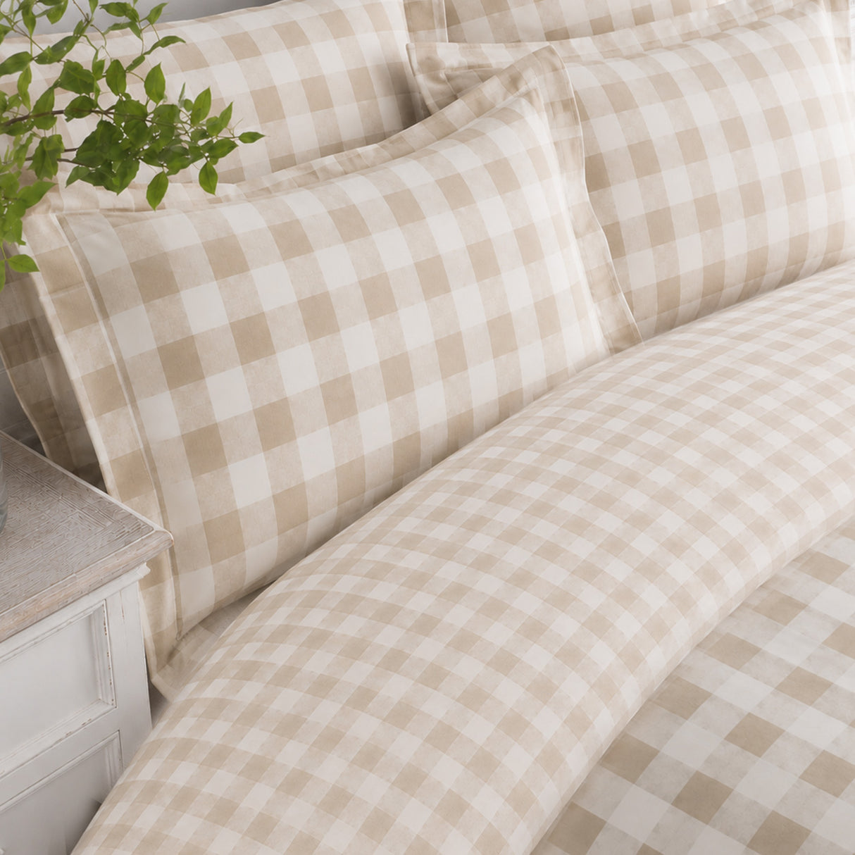Sweet Dreams Wyndham Gingham Check Duvet Cover and Pillowcase Set