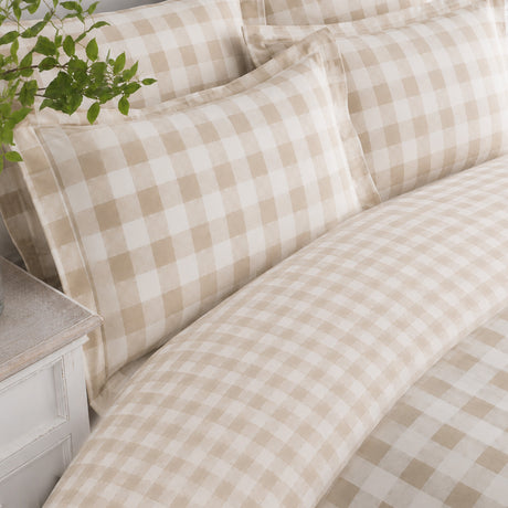 Sweet Dreams Wyndham Gingham Check Duvet Cover and Pillowcase Set