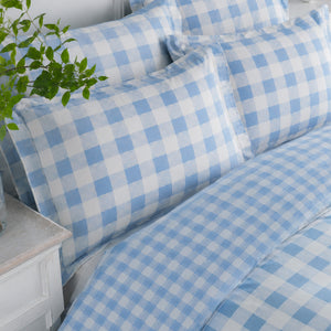 Sweet Dreams Wyndham Gingham Check Duvet Cover and Pillowcase Set