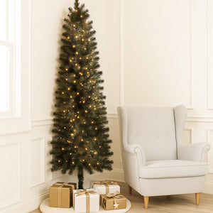 Home Republic Half Christmas Tree With Led Lights