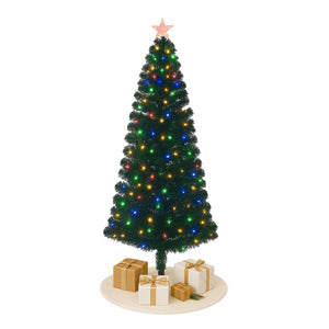 Home Republic Christmas Tree With Multi Colour Fibre Optic Lights