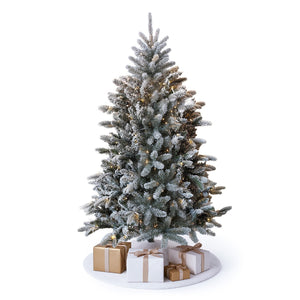 Home Republic Snow Frosted Christmas Tree With Led Lights