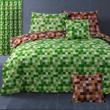 Checkered Duvet Cover & Pillowcase Set