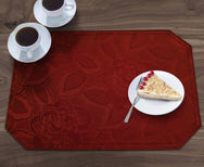 Kitchen Trends Rose Jacquard Placemats