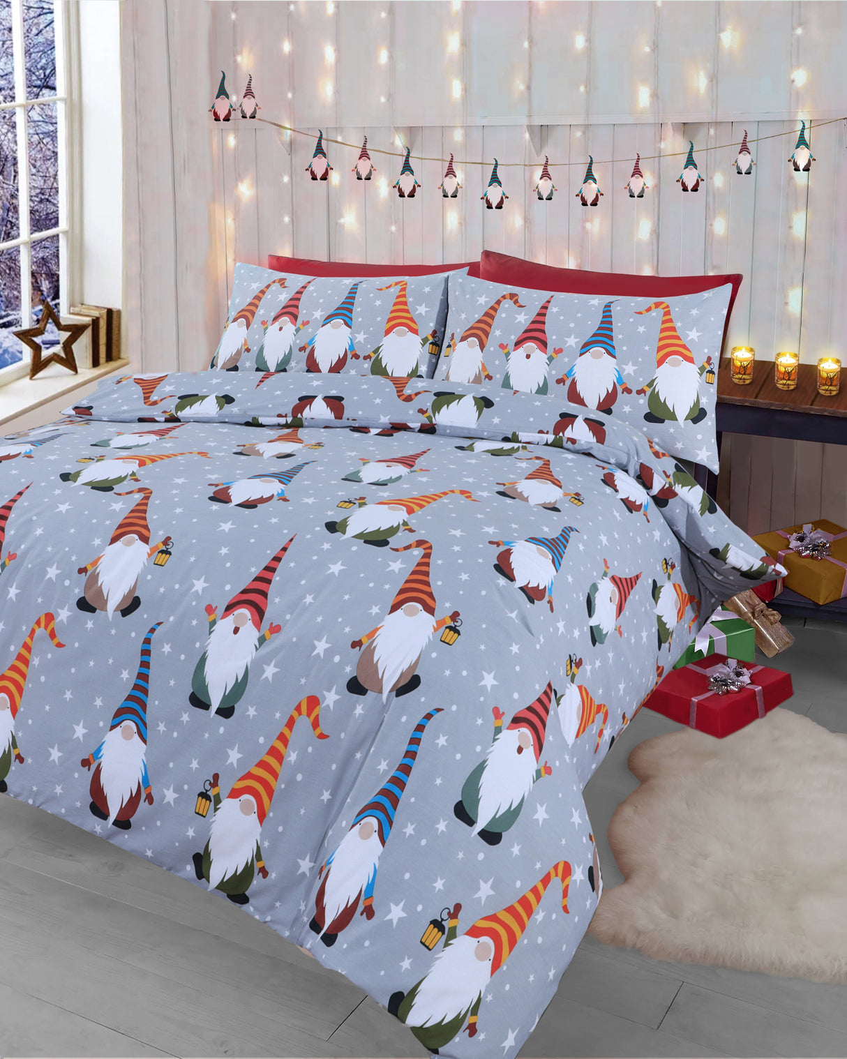 Velosso Singing Gonks Duvet Cover & Pillowcase Set