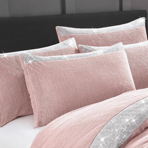 Velosso Beaux Shimmer Duvet Cover & Pillowcase Set