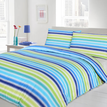 Multi Stripes Duvet Cover & Pillowcase Set