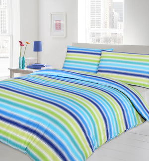 Velosso Multi Stripes Duvet Cover & Pillowcase Set