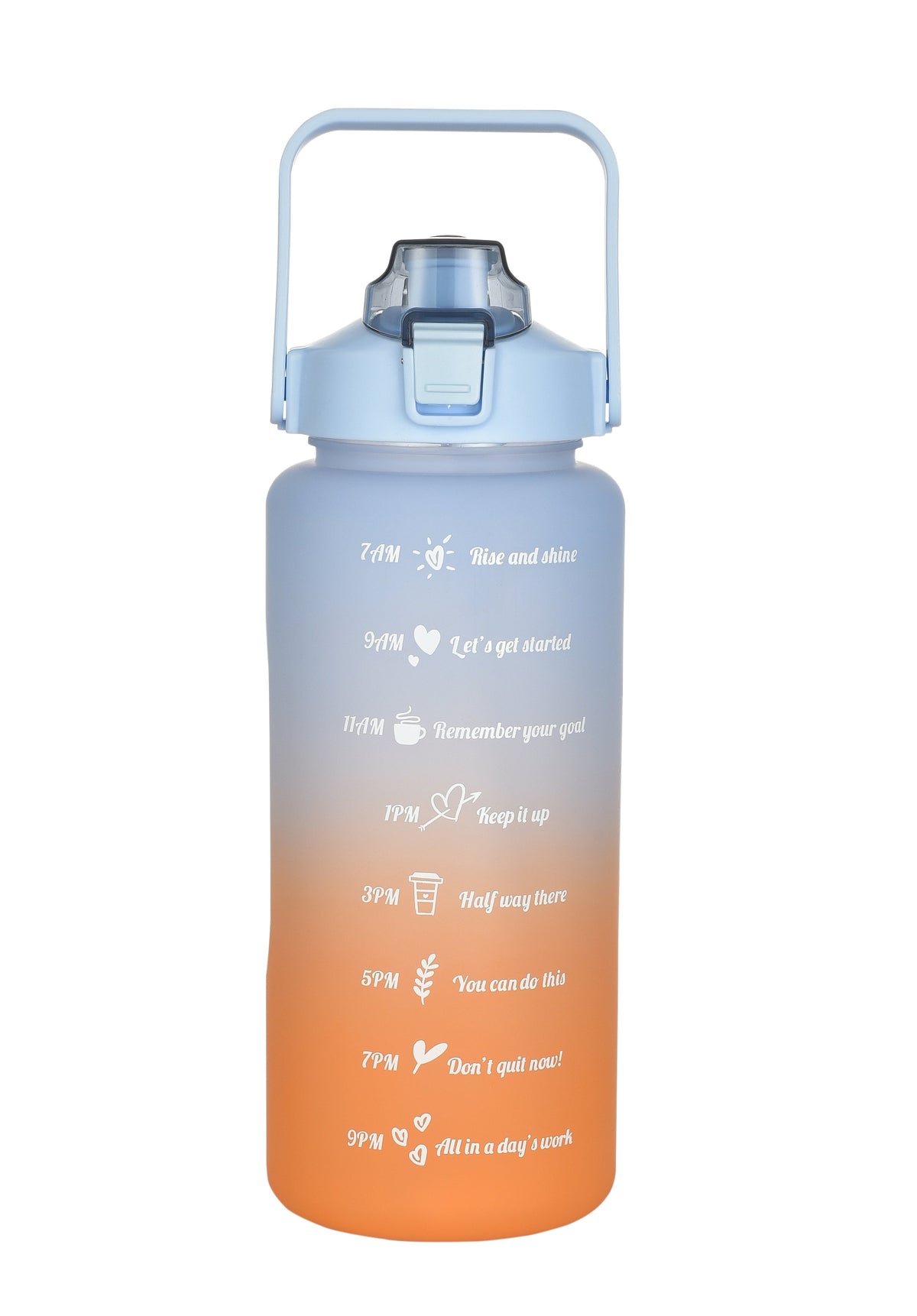 Home Republic 2l Motivational Water Bottle