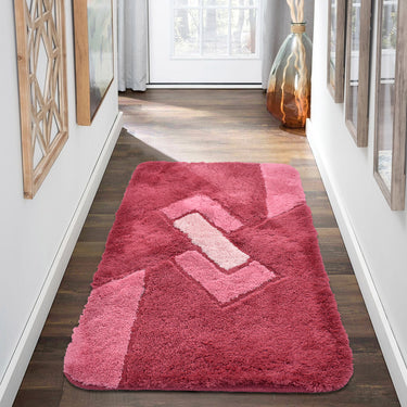 Geometrix Floor Rug High / Low Pile, Anti Slip Backing