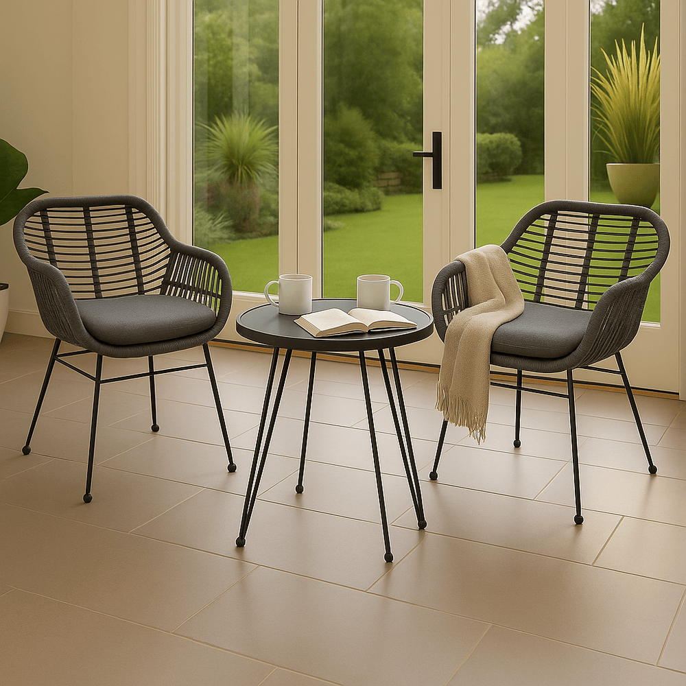 Home Republic Malibu 3Pc Bistro Set